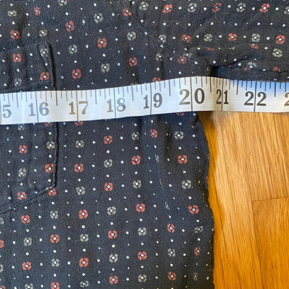 Madewell Mayfair Floral Button Up Womens XS Oversized Ex Boyfriend Shirt - Picture 11 of 13